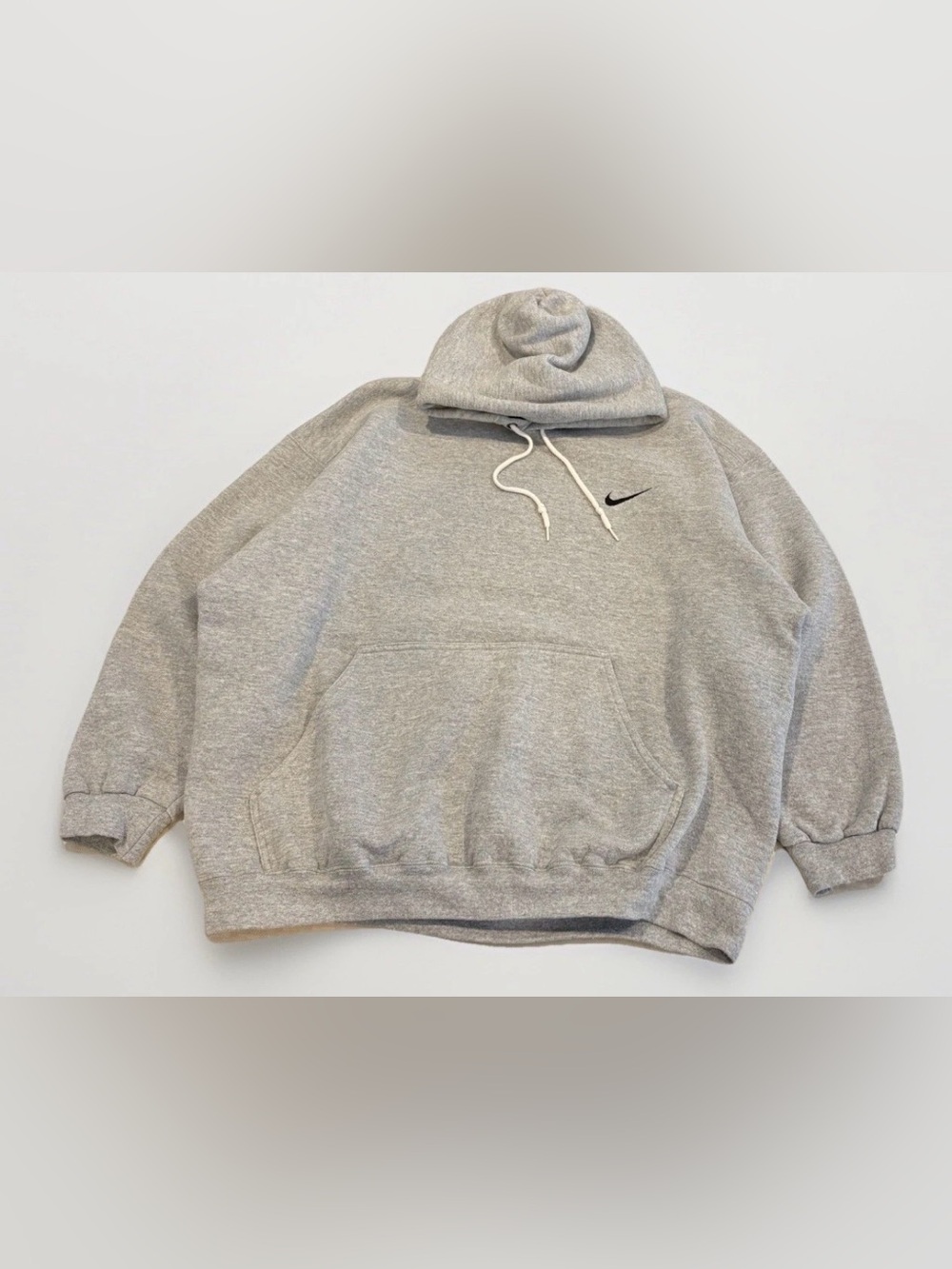 Vintage Nike Hoodie Made in USA Size Large Heather Gray Streetwear High Quality